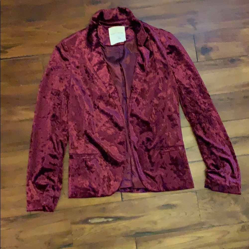 Velvet blazer